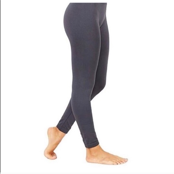 Fleeced lined leggings Grey | plus sized - Picture 4 of 4